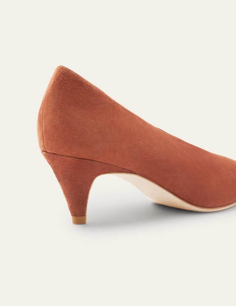 Natalie Kitten Heels - Copper Red Natalie Kitten Heels - Copper Red