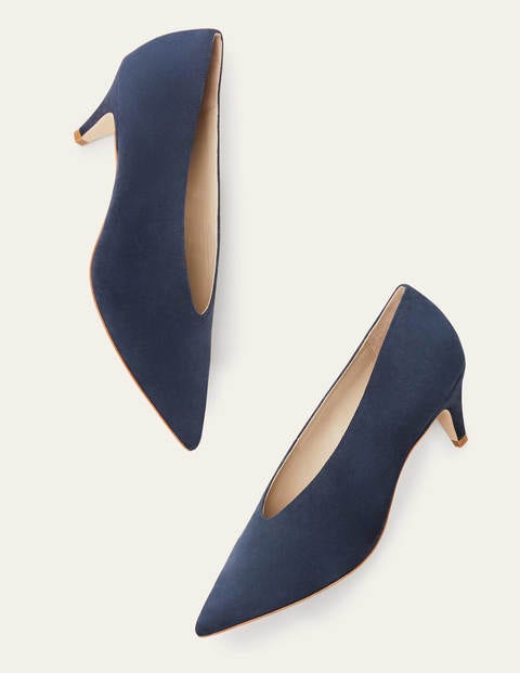 Natalie Kitten Heels - Navy Natalie Kitten Heels - Navy