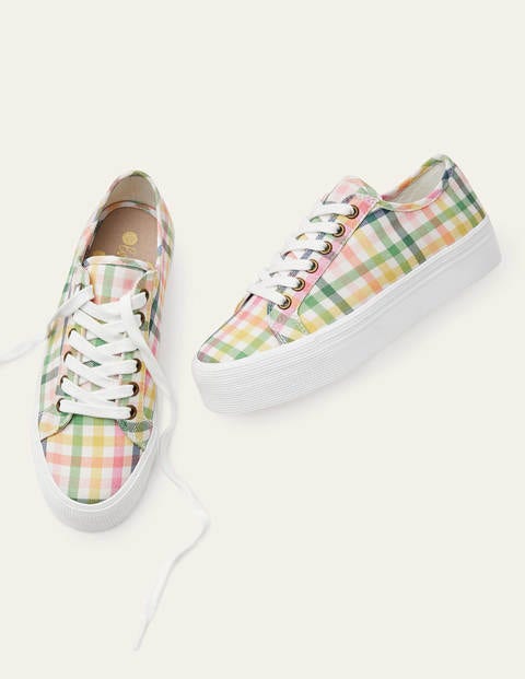 Natasha Plimsolls - Gingham Natasha Plimsolls - Gingham