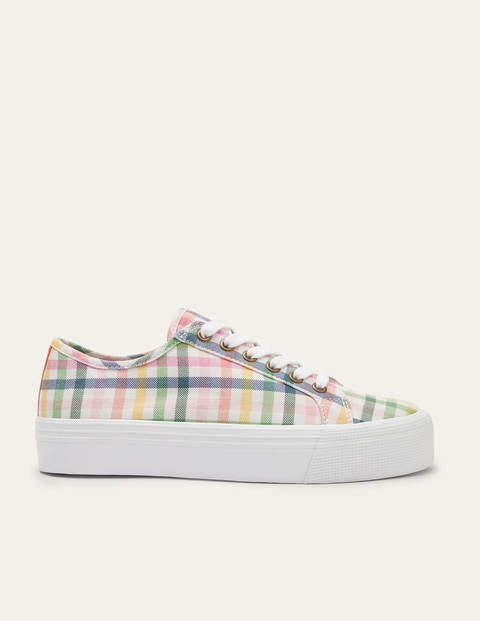Natasha Plimsolls - Gingham Natasha Plimsolls - Gingham