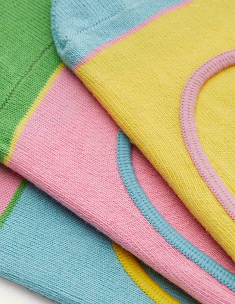 3 Pack Secret Socks - Colour Block Multi 3 Pack Secret Socks - Colour Block Multi