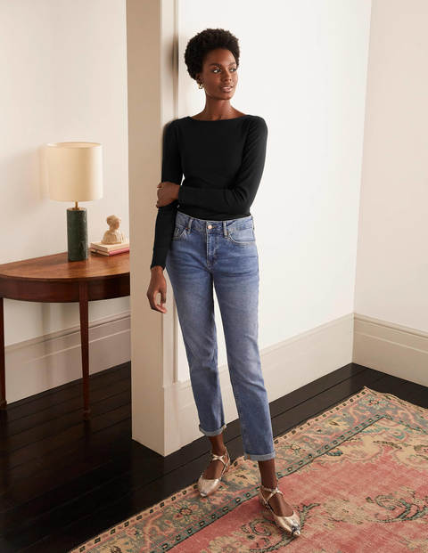 Essential Boatneck - Black Essential Boatneck - Black