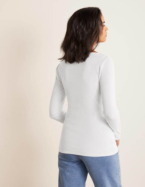 Essential Boatneck - White Essential Boatneck - White