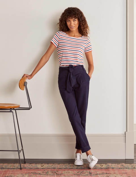Short Sleeve Breton - Cherry Red/ Blue Short Sleeve Breton - Cherry Red/ Blue