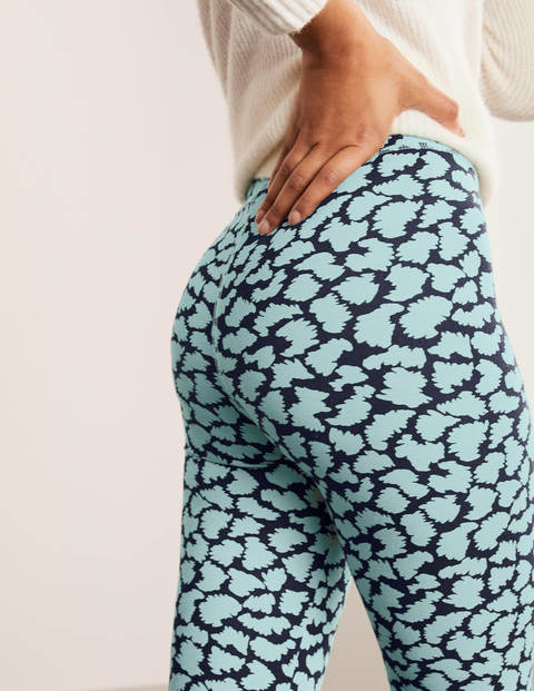 Legging fétiche - Vert stalactite, motif pinceau abstrait Legging fétiche - Vert stalactite, motif pinceau abstrait