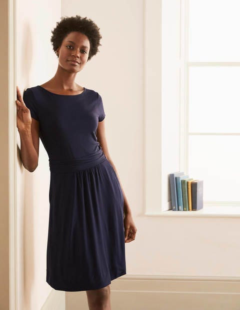 Amelie Jersey Dress - Navy Amelie Jersey Dress - Navy