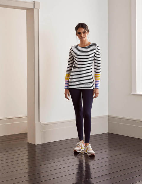 Long Sleeve Breton - Spring Blossom and Gulf Blue Long Sleeve Breton - Spring Blossom and Gulf Blue
