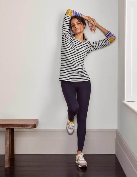 Long Sleeve Breton - Spring Blossom and Gulf Blue Long Sleeve Breton - Spring Blossom and Gulf Blue