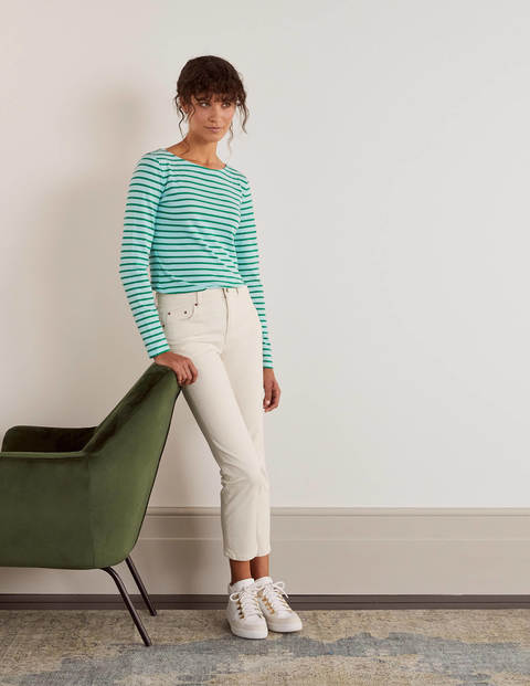Long Sleeve Breton - Spearmint/ Green Long Sleeve Breton - Spearmint/ Green
