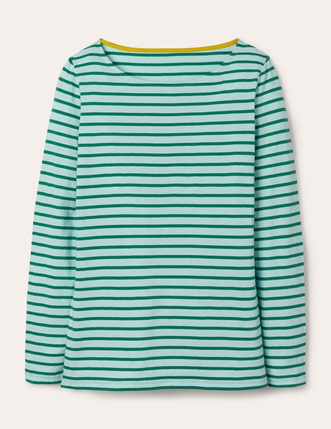 Long Sleeve Breton - Spearmint/ Green Long Sleeve Breton - Spearmint/ Green
