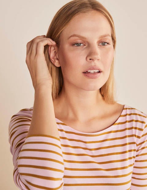 Long Sleeve Breton - Spring Blossom/ Frankincense Long Sleeve Breton - Spring Blossom/ Frankincense