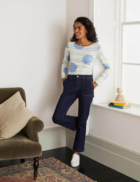 Long Sleeve Breton - Pastel Rainbow Stripe Long Sleeve Breton - Pastel Rainbow Stripe