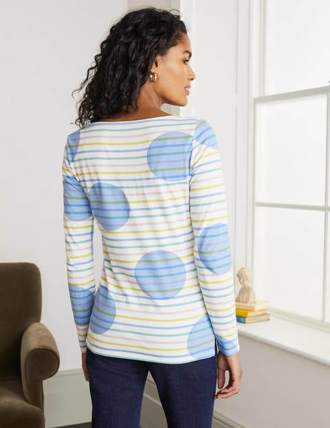 Long Sleeve Breton - Pastel Rainbow Stripe Long Sleeve Breton - Pastel Rainbow Stripe