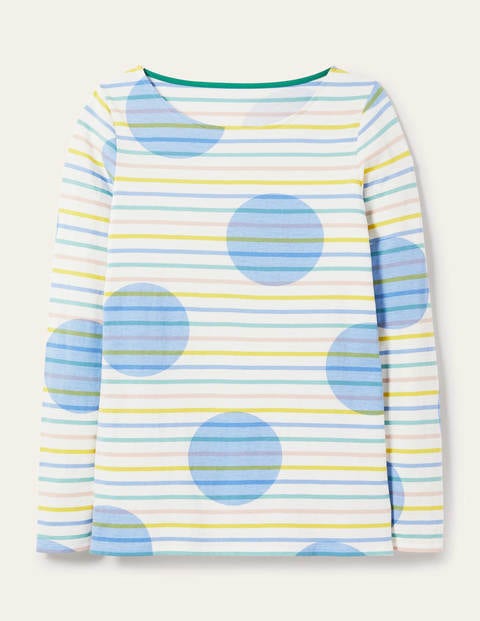 Long Sleeve Breton - Pastel Rainbow Stripe Long Sleeve Breton - Pastel Rainbow Stripe