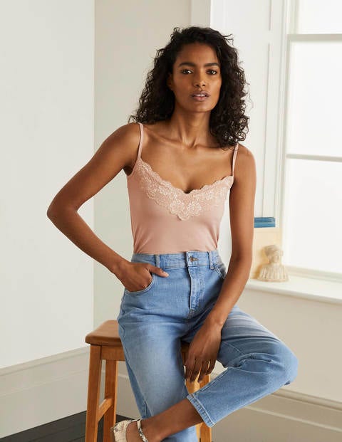 Lace Cami - Shell Pink Lace Cami - Shell Pink