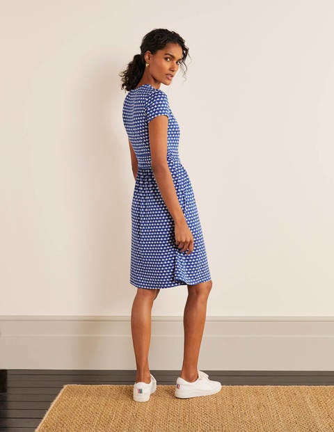Lola Jersey Dress - Summit, Scallop Row Lola Jersey Dress - Summit, Scallop Row