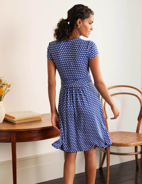 Lola Jersey Dress - Summit, Scallop Row Lola Jersey Dress - Summit, Scallop Row