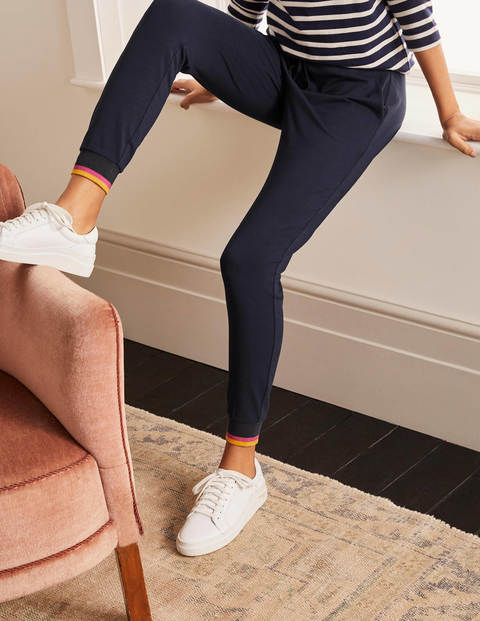 Jersey-Jogginghose mit Bündchen - Navy Jersey-Jogginghose mit Bündchen - Navy