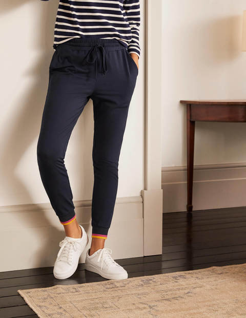 Jersey-Jogginghose mit Bündchen - Navy Jersey-Jogginghose mit Bündchen - Navy