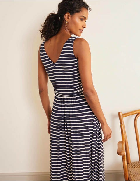 Sienna Jersey Maxi Dress - Navy/Ivory Sienna Jersey Maxi Dress - Navy/Ivory