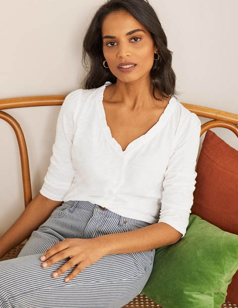 Freya Jersey Top - White Freya Jersey Top - White