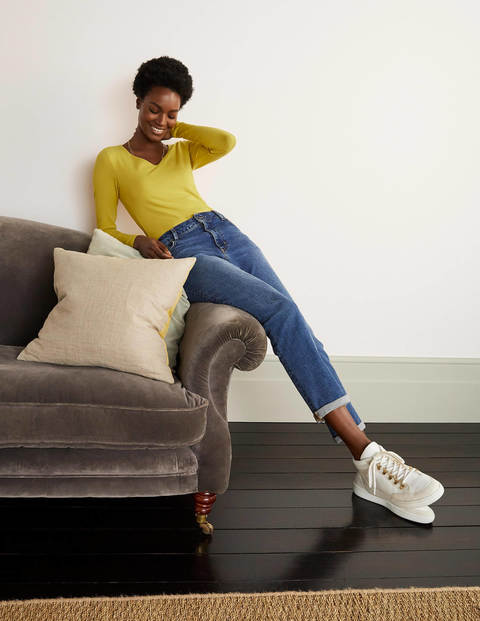 Double Layer V-neck Top - Chartreuse Double Layer V-neck Top - Chartreuse