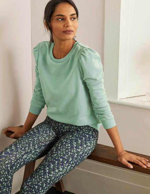 Puff Sleeve Sweatshirt - Icicle Green Puff Sleeve Sweatshirt - Icicle Green
