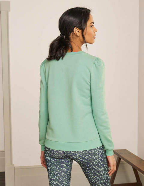 Puff Sleeve Sweatshirt - Icicle Green Puff Sleeve Sweatshirt - Icicle Green