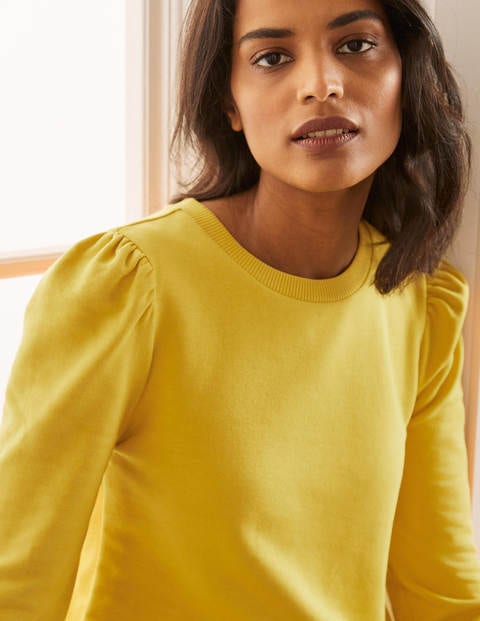 Puff Sleeve Sweatshirt - Canary Puff Sleeve Sweatshirt - Canary