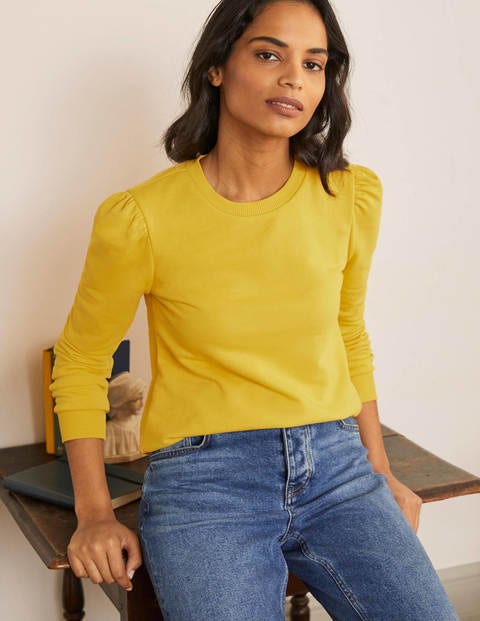 Puff Sleeve Sweatshirt - Canary Puff Sleeve Sweatshirt - Canary