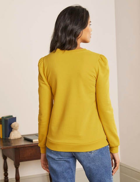 Puff Sleeve Sweatshirt - Canary Puff Sleeve Sweatshirt - Canary