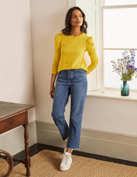 Puff Sleeve Sweatshirt - Canary Puff Sleeve Sweatshirt - Canary
