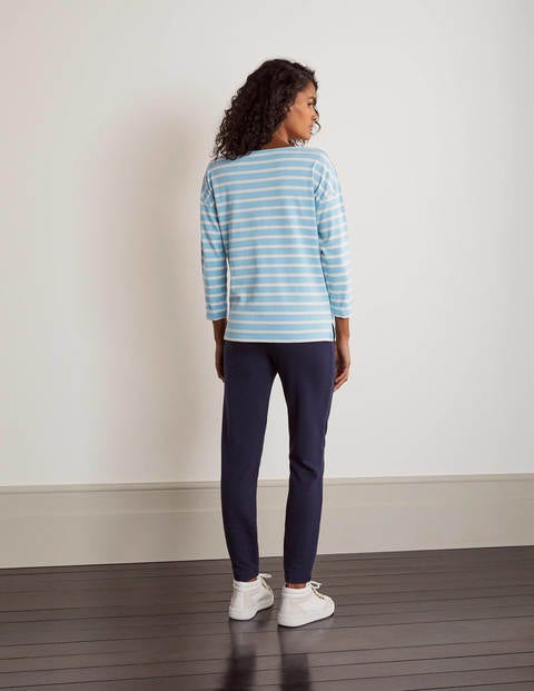 Rosie Jerseyshirt - Eisblau/Naturweiß Rosie Jerseyshirt - Eisblau/Naturweiß