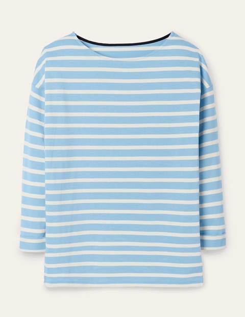 Rosie Jerseyshirt - Eisblau/Naturweiß Rosie Jerseyshirt - Eisblau/Naturweiß