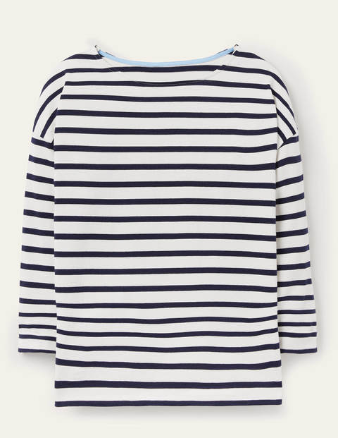 Rosie Jersey Top - Ivory/Navy Rosie Jersey Top - Ivory/Navy