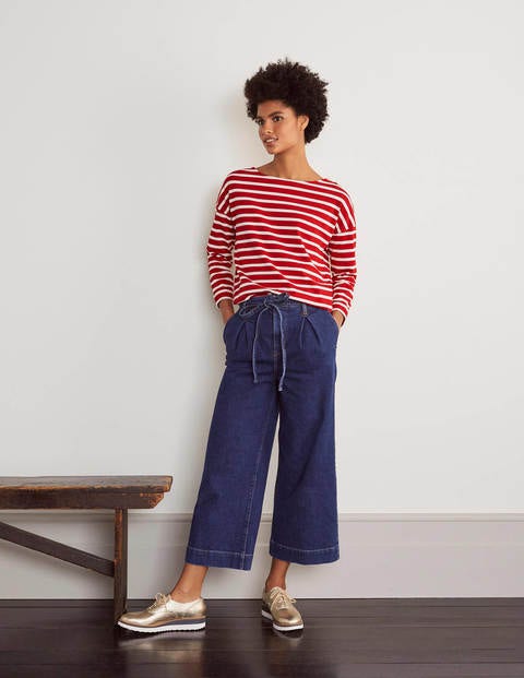 Rosie Jersey Top - Red/Ivory Rosie Jersey Top - Red/Ivory