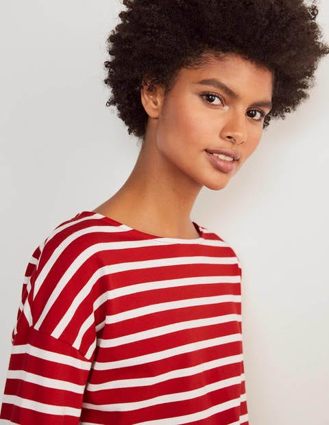 Rosie Jersey Top - Red/Ivory Rosie Jersey Top - Red/Ivory