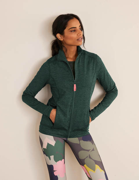 Mischa Zip Through Jacket - Palm Leaf Mischa Zip Through Jacket - Palm Leaf