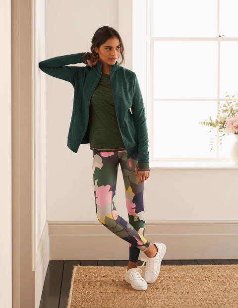 Mischa Zip Through Jacket - Palm Leaf Mischa Zip Through Jacket - Palm Leaf