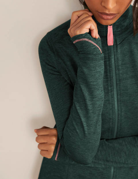 Mischa Zip Through Jacket - Palm Leaf Mischa Zip Through Jacket - Palm Leaf