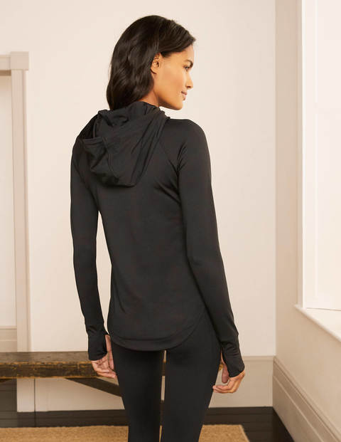 Leah Active Hoodie - Black Leah Active Hoodie - Black
