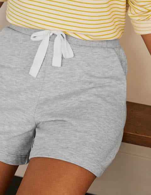 Thelma Jersey Shorts - Grey Marl Thelma Jersey Shorts - Grey Marl
