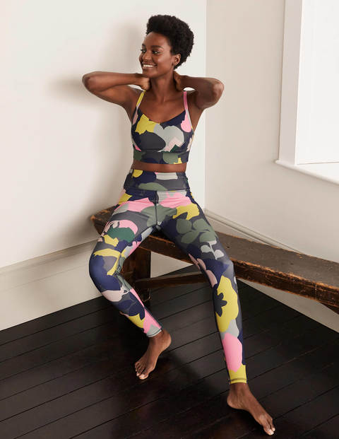 Jessica Active Leggings - Asphalt, Pressed Bloom Jessica Active Leggings - Asphalt, Pressed Bloom