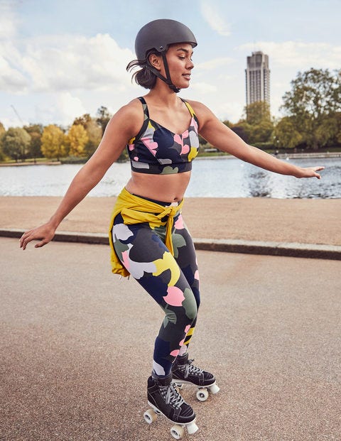 Jessica Active Leggings - Asphalt Diagonal Rainbow Jessica Active Leggings - Asphalt Diagonal Rainbow