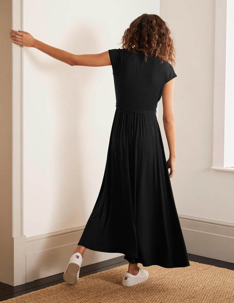 Eleanor Jersey Midi Dress - Black Eleanor Jersey Midi Dress - Black