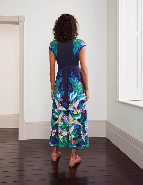 Eleanor Jersey Midi Dress - Navy, Exotic Escape Eleanor Jersey Midi Dress - Navy, Exotic Escape