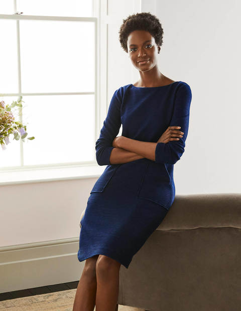 Auria Ottoman Dress - Washed Indigo Auria Ottoman Dress - Washed Indigo