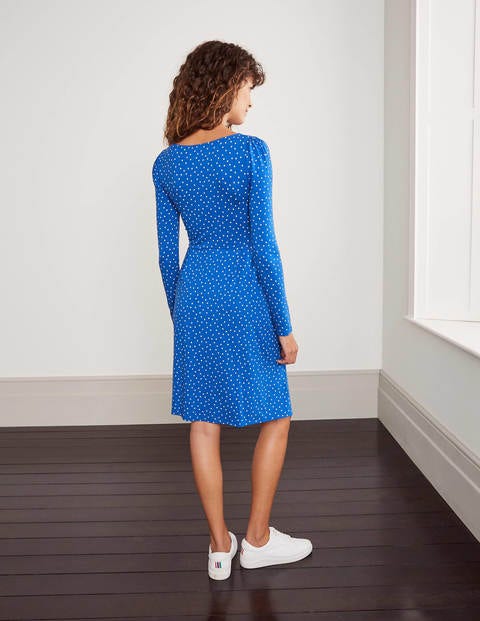 Francesca Jersey Dress - Summit, Mini Dot Francesca Jersey Dress - Summit, Mini Dot