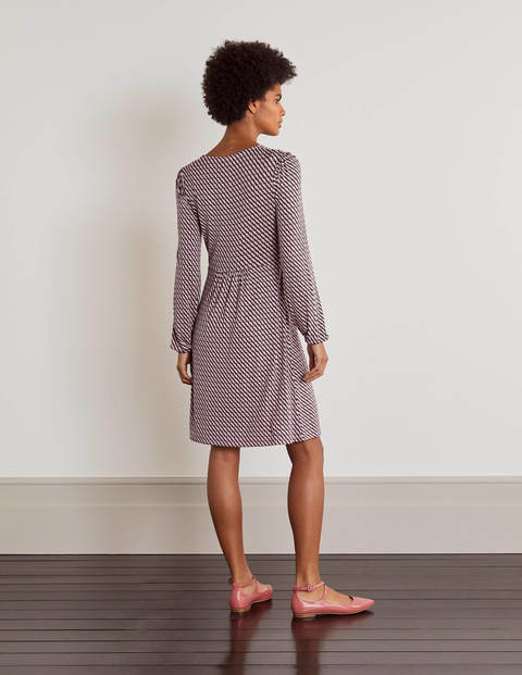 Hattie Jersey Dress - Spring Blossom, Arrow Drop Hattie Jersey Dress - Spring Blossom, Arrow Drop