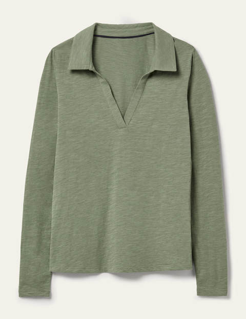 The Cotton Collar Notch Tee - Alder The Cotton Collar Notch Tee - Alder